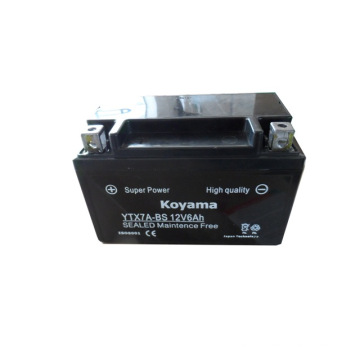 Manutenção da bateria Ytx7a-Bs-Motor-Free -12V7ah